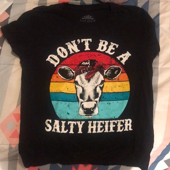 Don’t be a salty heifer t shirt🐮❤️ - Picture 2 of 2